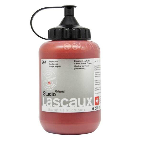 Lascaux Studio Akrilik Boya 500 Ml English Red - 2