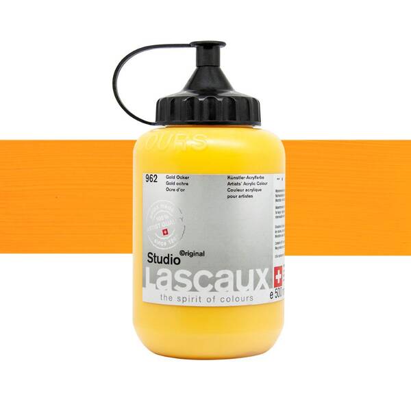 Lascaux Studio Akrilik Boya 500 Ml Gold Ochre - 1