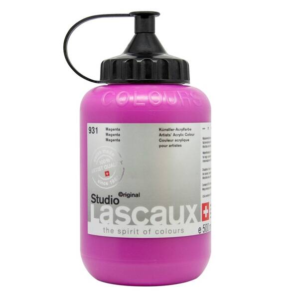 Lascaux Studio Akrilik Boya 500 Ml Magenta - 2