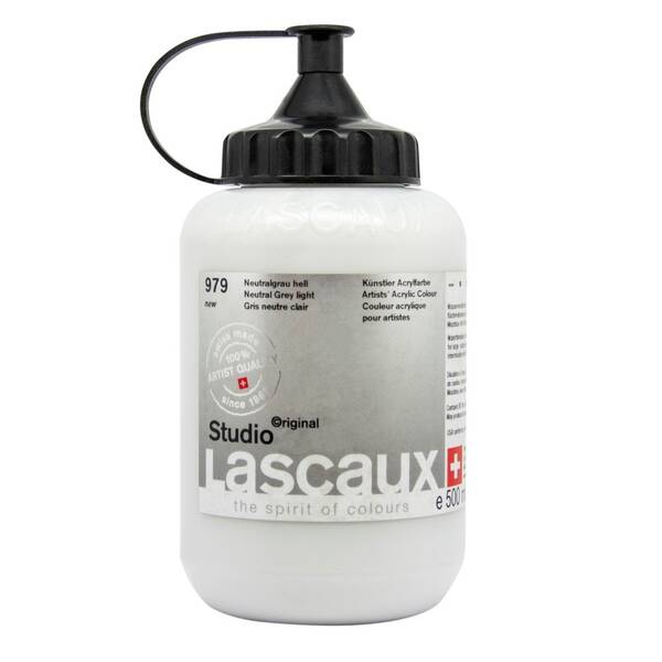 Lascaux Studio Akrilik Boya 500 Ml Neutral Grey Light - 2