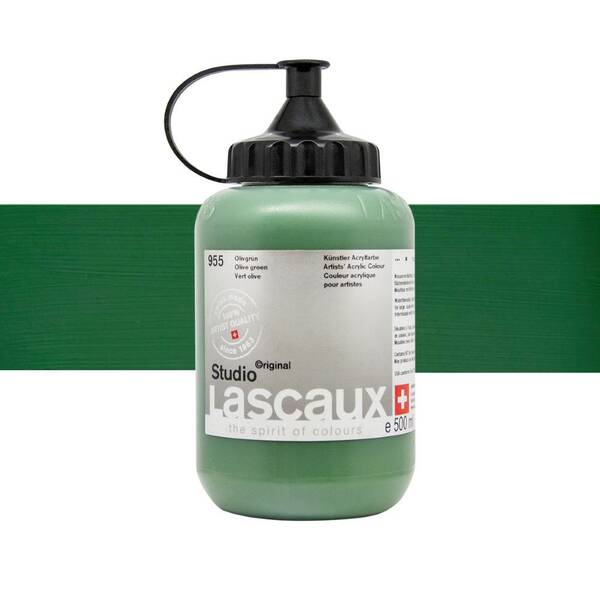 Lascaux Studio Akrilik Boya 500 Ml Olive Green - 1