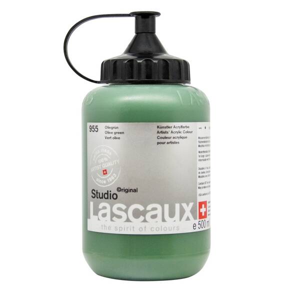 Lascaux Studio Akrilik Boya 500 Ml Olive Green - 2