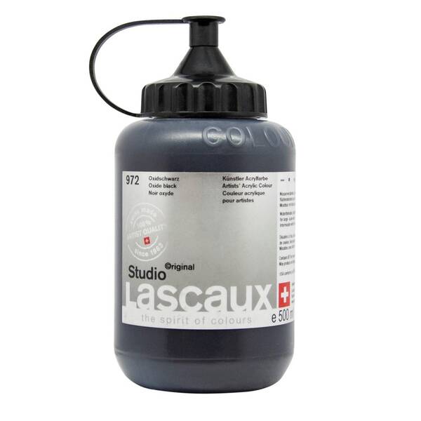 Lascaux Studio Akrilik Boya 500 Ml Oxide Black