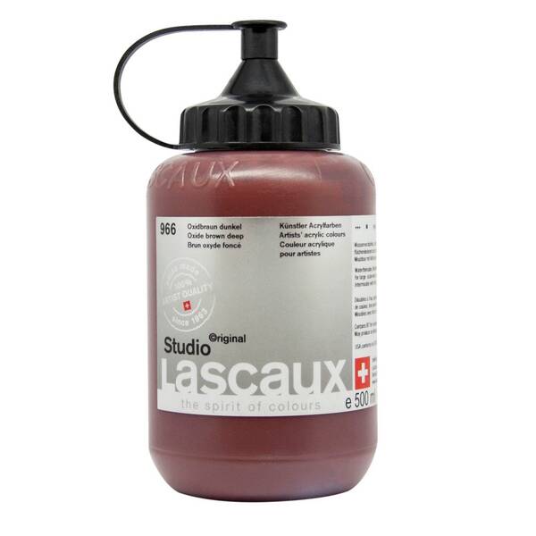 Lascaux Studio Akrilik Boya 500 Ml Oxide Brown Deep - 2