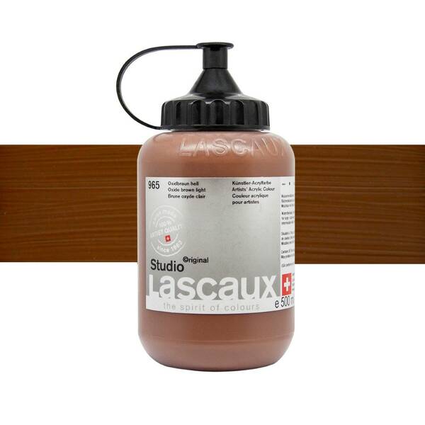 Lascaux Studio Akrilik Boya 500 Ml Oxide Brown Light - 1