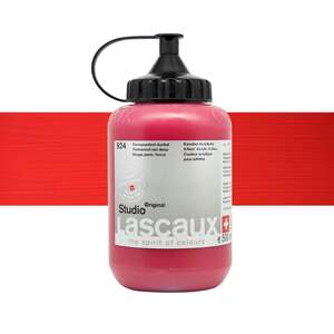 Lascaux Studio Akrilik Boya 500 Ml Permanent Red Deep - 1