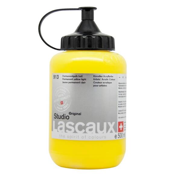 Lascaux Studio Akrilik Boya 500 Ml Permanent Yellow Light - 2