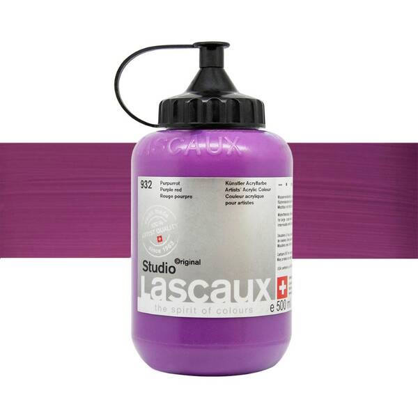 Lascaux Studio Akrilik Boya 500 Ml Purple Red - 1