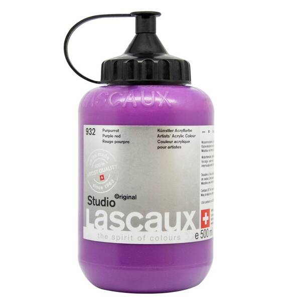 Lascaux Studio Akrilik Boya 500 Ml Purple Red - 2