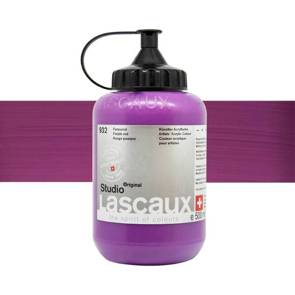 Lascaux Studio Akrilik Boya 500 Ml Purple Red