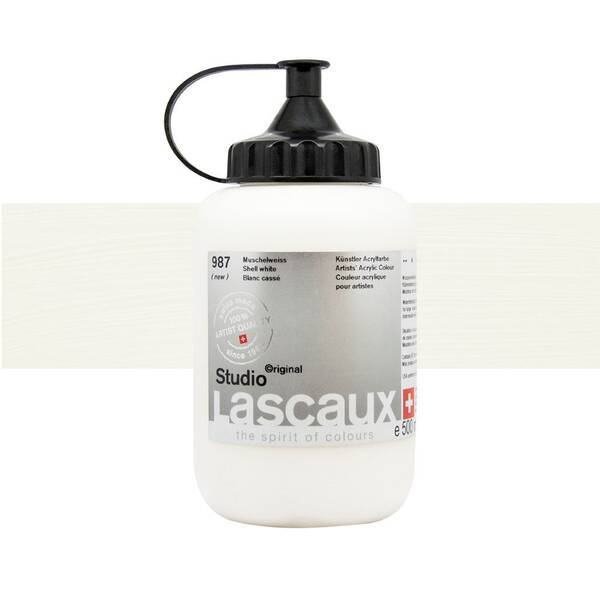 Lascaux Studio Akrilik Boya 500 Ml Shell White - 1