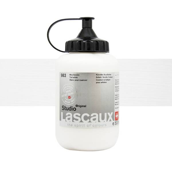 Lascaux Studio Akrilik Boya 500 Ml Tint White