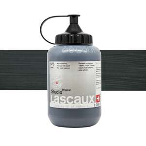 Lascaux Studio Akrilik Boya 500 Ml Transparent Black - 1