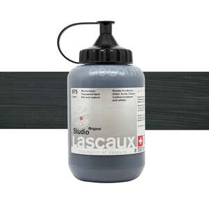 Lascaux - Lascaux Studio Akrilik Boya 500 Ml Transparent Black