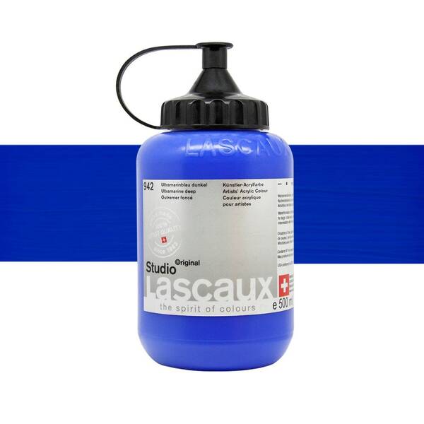 Lascaux Studio Akrilik Boya 500 Ml Ultramarine Deep - 1