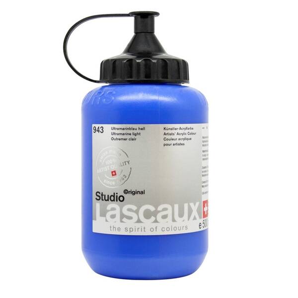 Lascaux Studio Akrilik Boya 500 Ml Ultramarine Light - 2