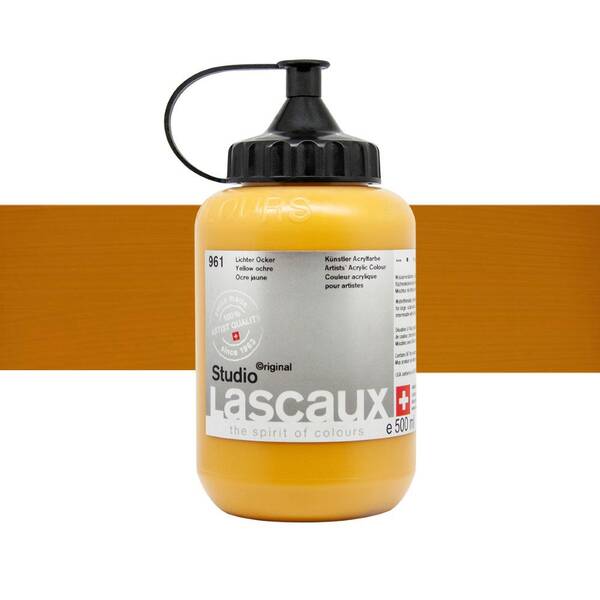 Lascaux Studio Akrilik Boya 500 Ml Yellow Ochre - 1