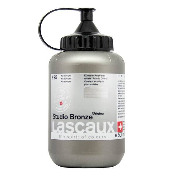 Lascaux Studio Akrilik Boya Bronze 500 Ml Aluminium - 2