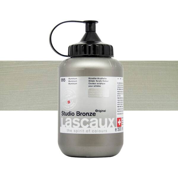 Lascaux Studio Akrilik Boya Bronze 500 Ml Aluminium - 1