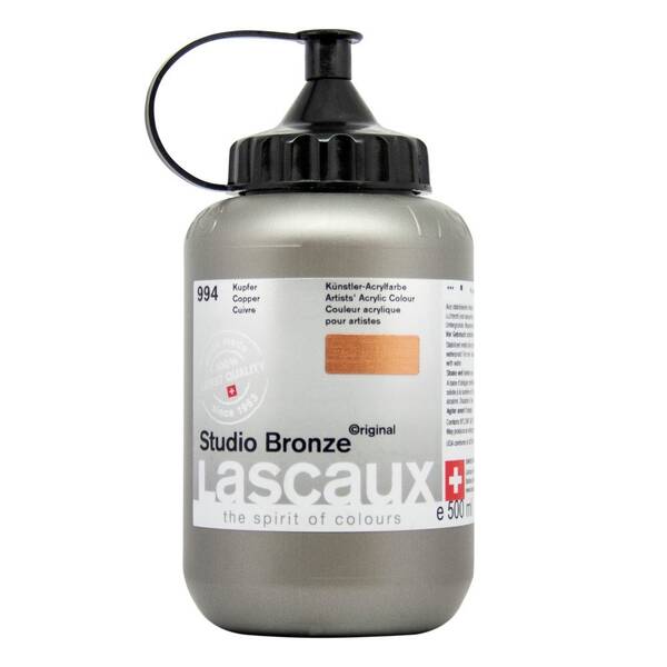 Lascaux Studio Akrilik Boya Bronze 500 Ml Copper - 2