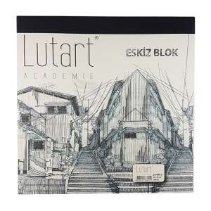 Lutart LA-6912 Eskiz Defteri 60gr 25X25cm 300 Yaprak - Lutart