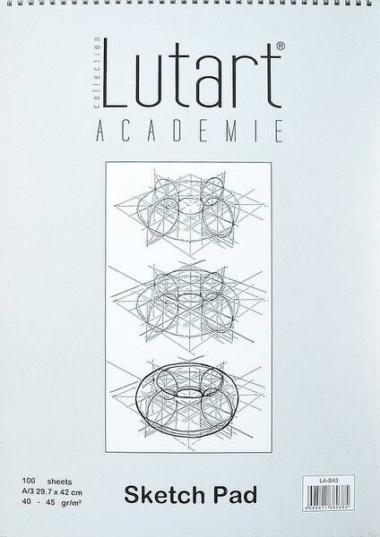 Lutart La-Sa3 Aydınger Eskiz Defteri 40-45gr 100 Yaprak A3 - 1