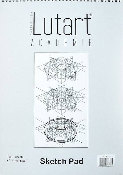 Lutart La-Sa4 Aydınger Eskiz Defteri 40-45gr 100 Yaprak A4 - 1