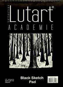 Lutart La-Sfa4 Siyah Eskiz Defteri 160gr 12 Yaprak A4 - Lutart
