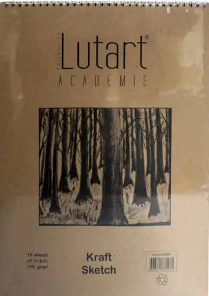 Lutart LA-SKA3 Kraft Eskiz Defteri 70gr A3 50 Yaprak - 1