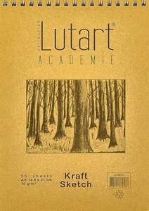 Lutart La-Ska5 Kraft Eskiz Defteri 70gr 50 Yaprak A5 - Lutart