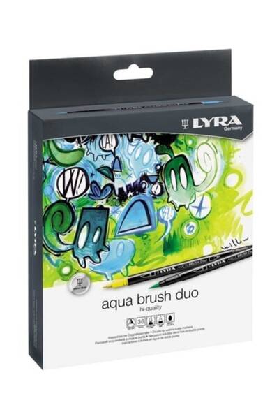 Lyra Aqua Brush Duo Fırça Uçlu Marker 36'lı Set