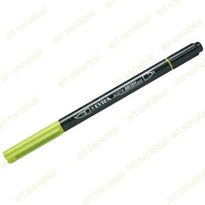 Lyra Aqua Brush Duo Fırça Uçlu Marker Apple Green - Lyra