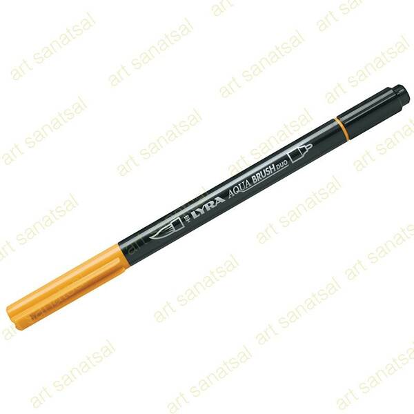 Lyra Aqua Brush Duo Fırça Uçlu Marker Canary Yellow - 1