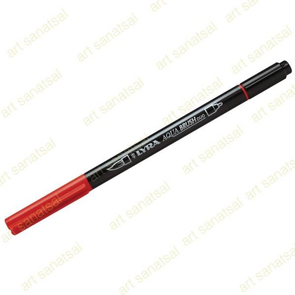 Lyra Aqua Brush Duo Fırça Uçlu Marker Dark Carmine - 1
