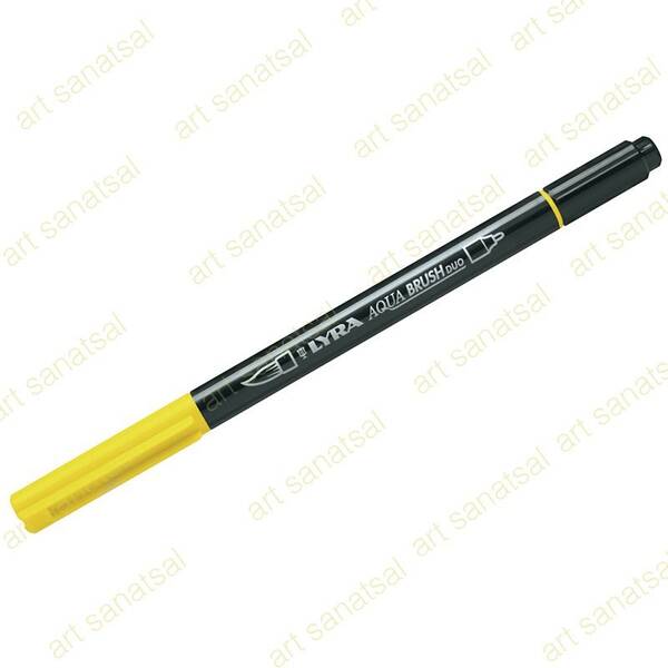 Lyra Aqua Brush Duo Fırça Uçlu Marker Lemon Cadmium - 1