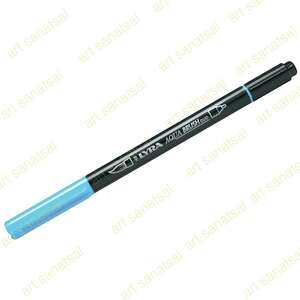 Lyra Aqua Brush Duo Fırça Uçlu Marker Light Blue - Lyra