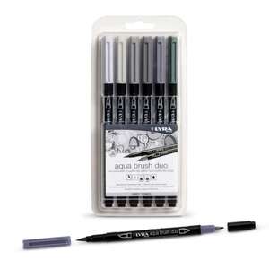 Lyra Aqua Brush Duo Grey 6'Lı Set - 2