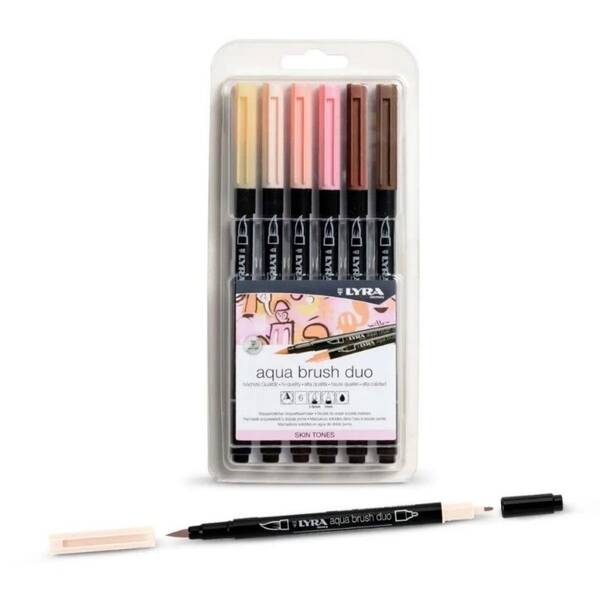 Lyra Aqua Brush Duo Skin 6'Lı Set - 2