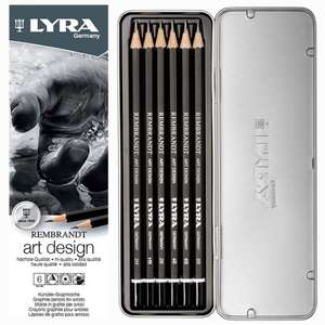 Lyra Rembrandt Art Design Dereceli 6'li Kalem Seti Metal Kutu - Lyra