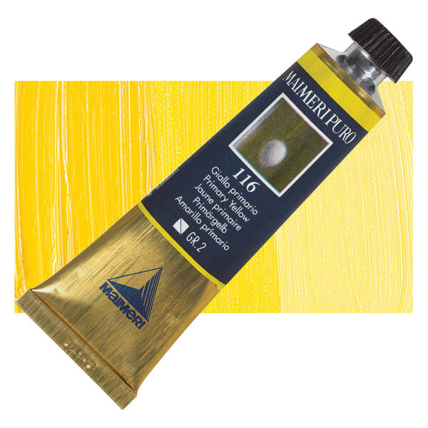 Maimeri Puro Yağlı Boya 40 ML 116 Primary Yellow - 1