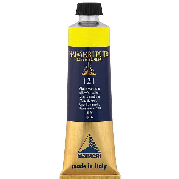 Maimeri Puro Yağlı Boya 40 ML 121 Yellow Vanadium - 3