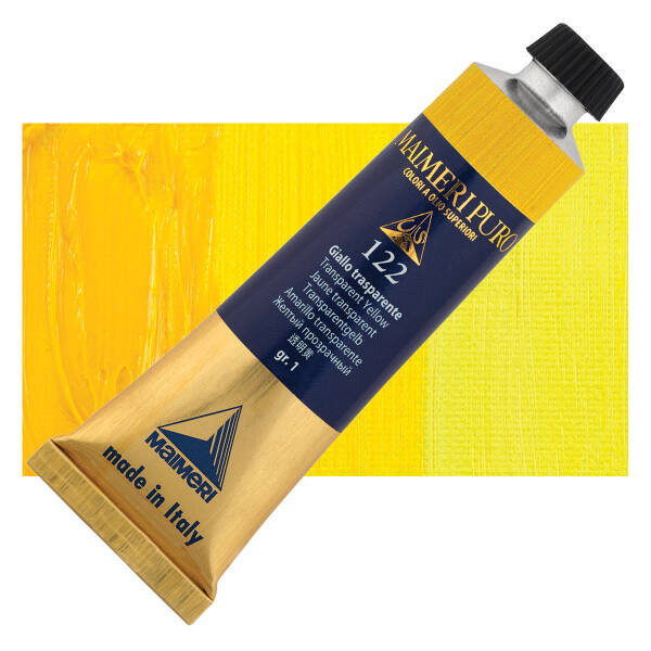 Maimeri Puro Yağlı Boya 40 ML 122 Transparent Yellow - 1