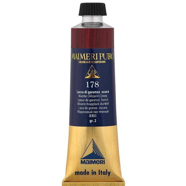 Maimeri Puro Yağlı Boya 40 ML 178 Madder Alizarin Deep - 3
