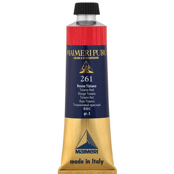 Maimeri Puro Yağlı Boya 40 ML 261 Tiziano Red - 3