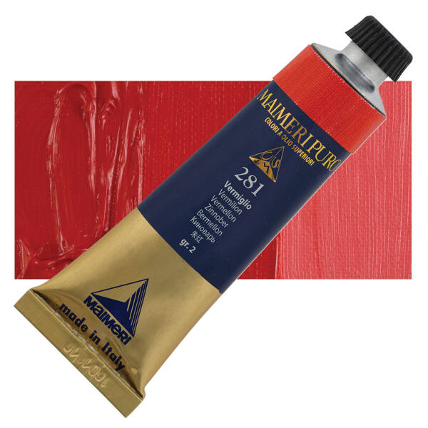 Maimeri Puro Yağlı Boya 40 ML 281 Vermillon - 1