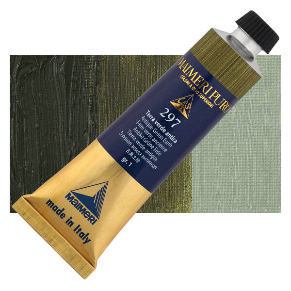 Maimeri Puro Yağlı Boya 40 ML 297 Antique Green Earth - 1