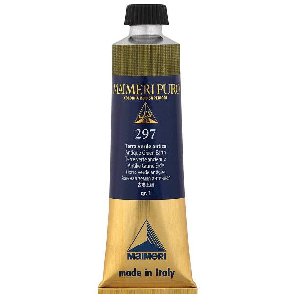 Maimeri Puro Yağlı Boya 40 ML 297 Antique Green Earth - 3