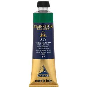Maimeri Puro Yağlı Boya 40 ML 317 Cobalt Green Deep - 3