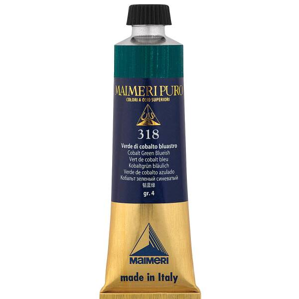 Maimeri Puro Yağlı Boya 40 ML 318 Cobalt Green Blueish - 3