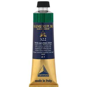 Maimeri Puro Yağlı Boya 40 ML 322 Cupric Green Phthalo Light - 3